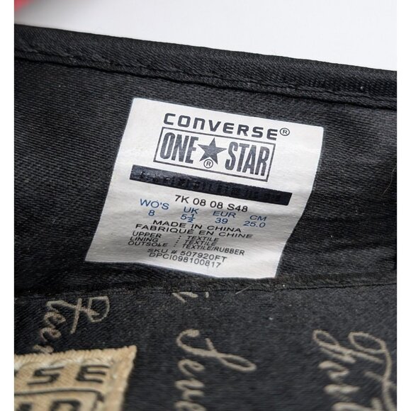 Converse All One Star Satin Red Ballet Flats Women’s Size 8 Chuck Taylor Shoes - Picture 8 of 8